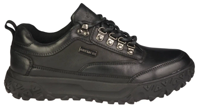 Men’s Transitional Shoes American Club MCY-171 – Black & Brown, Sizes 41–45