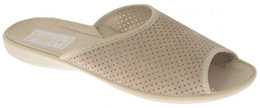 Women's textile slippers Skarbek D836, beige, size 36-41