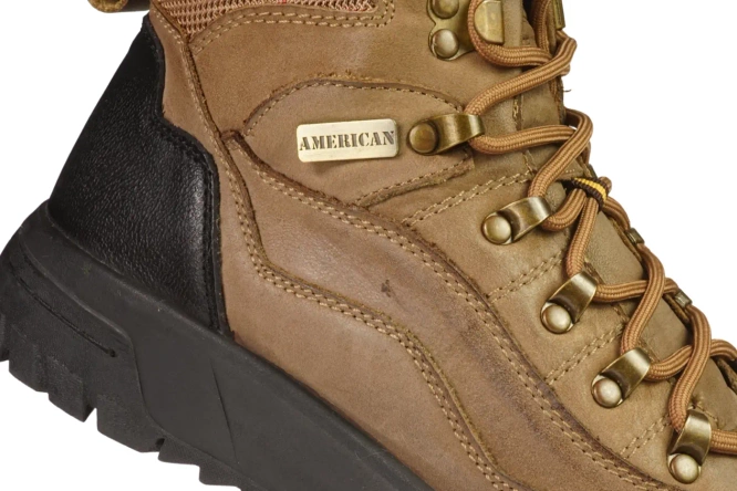 Buty zimowe męskie American Club MCY-163 czarne i beżowe rozm.41-45