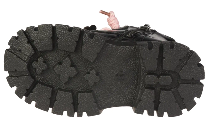 Children’s boots Apawwa BN5051PBL black, sizes 26–31