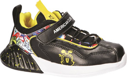 Children's sports shoes American Club CES-04 black, red size 27-31