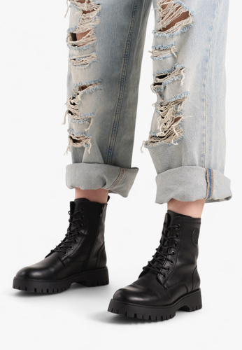 Sergio Leone DTR710-SCZ women's boots black size 36-40