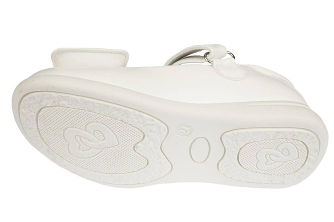 Baleriny dziecięce Apawwa BMC262WH białe rozm.26-31