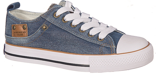 Women's sneakers American Club DLH-111 jeans size 37-42