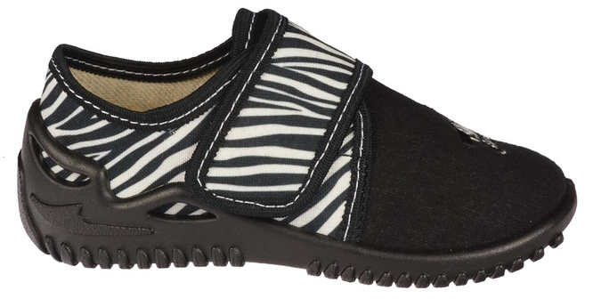 ZetPol ZEBRA children's sneakers, black, sizes 20-27