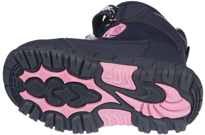 Buty zimowe dziecięce American Club BHL-38 szare i granatowe rozm.27-31