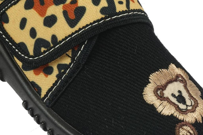 ZetPol LION 1 children's sneakers black and beige size 20-27