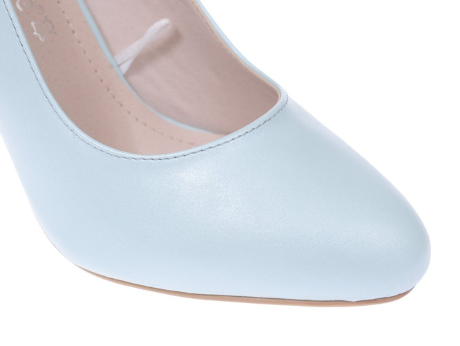 Pumps for women Sergio Leone D1457JNI light blue, size 36-41