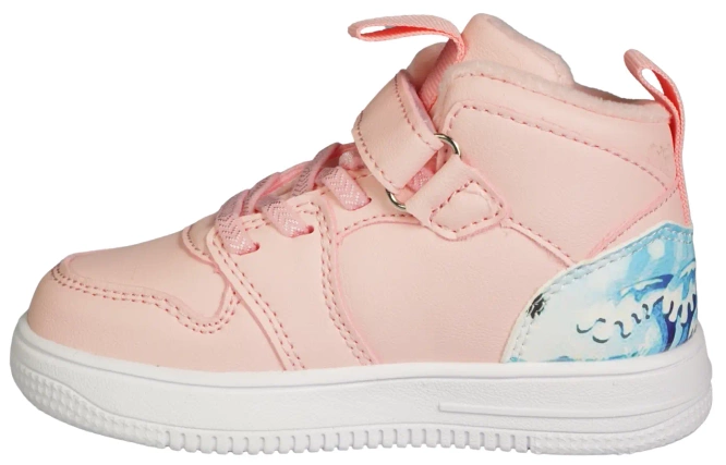 Transitional children's shoes American Club ABD-28 white and pink sizes 22-26