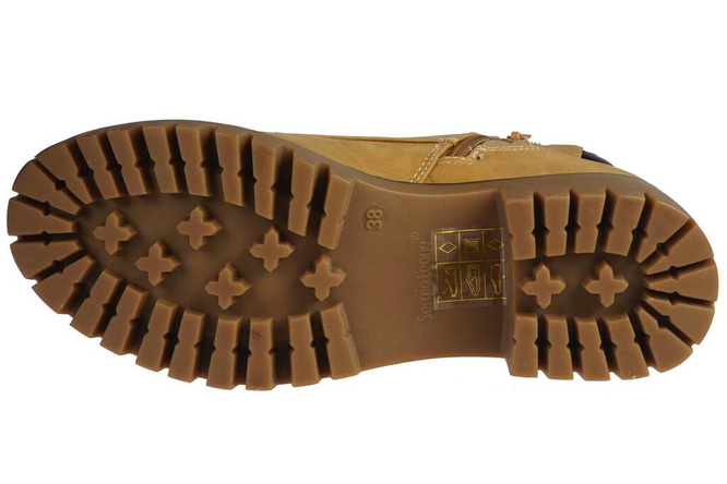 Women's winter shoes Sergio Leone D711-1NZO yellow size 36-40