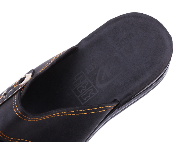 Men's Turkish slippers Fatex M1732 black size 41-46