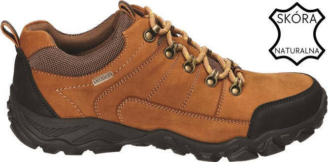 American Club MCY-101 men's transitional shoes, black and camel, sizes 41-45