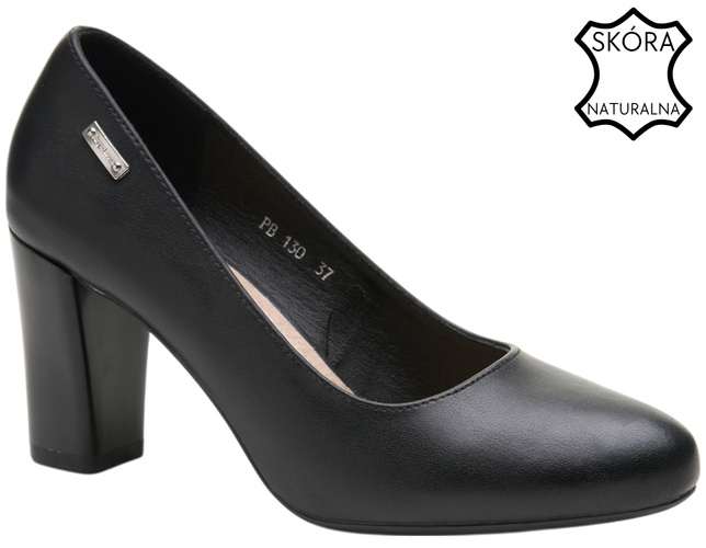 Women's pumps Sergio Leone DPB130CZPU black size 36-40