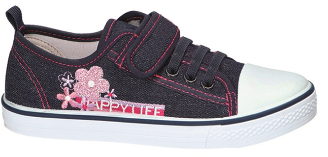 Tenisówki dziecięce American Club CTEN-142 granatowe i niebieskie rozm.31-35