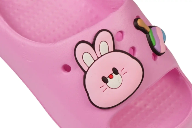 Klapki basenowe dziecięce Sport BG63-A różowe, fioletowe, brzoskwiniowe rozm.24-29