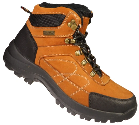 Men's winter shoes American Club MCY-58 black and brown size 41-45