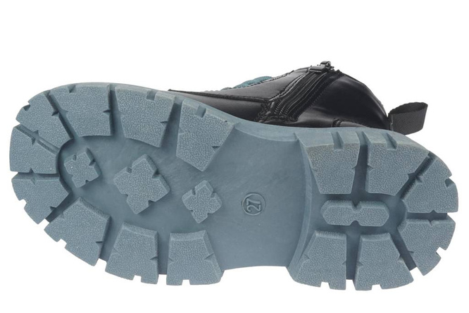 Children's winter shoes Nino BA2375-22 black, pink and blue size 26-31