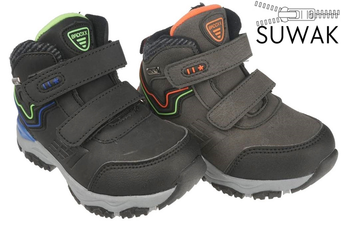 Children's winter shoes Badoxx B3XC-8280-W gray or navy blue size 26-31