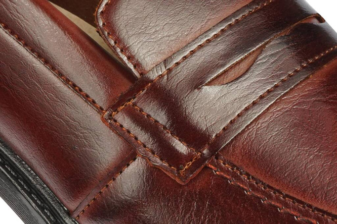 Półbuty męskie Skotnicki MP-4-1212BR brązowe rozm.40-45