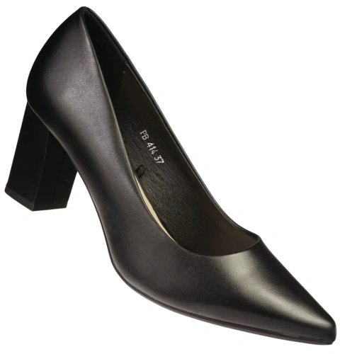 Sergio Leone DPB414CZPU women's pumps black size 36-40