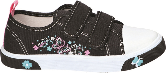 Tenisówki dziecięce American Club CTEN-145 czarne i granatowe rozm.31-35