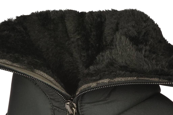 Le Scarpe DA7120-1BL women's snow boots, black, sizes 36-41