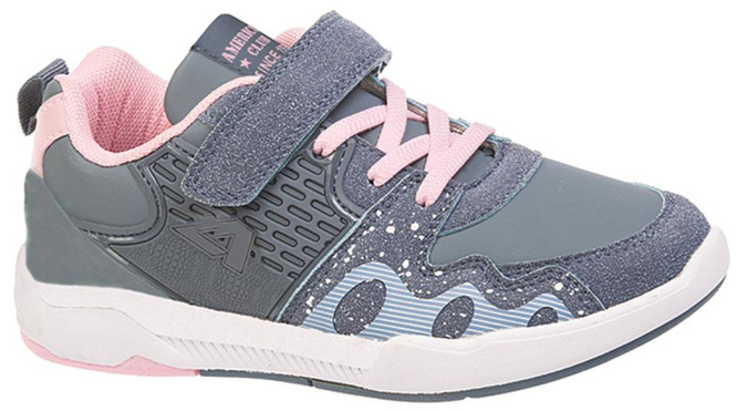 American Club BBS-27 children's sports shoes navy blue and gray size 27-31