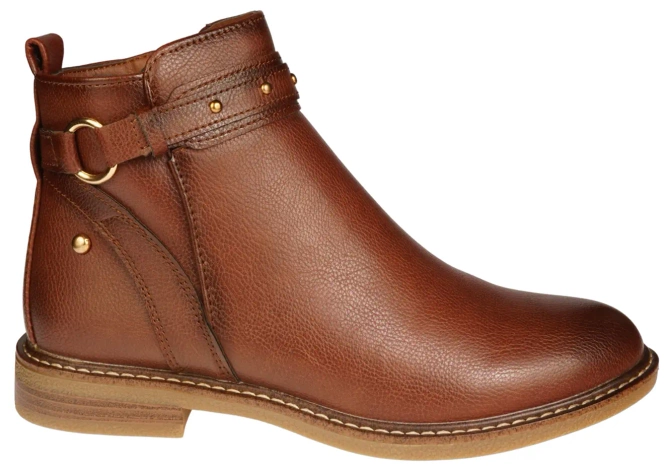 Women’s winter ankle boots Skotnicki DB-3-1345BR brown, sizes 36–41