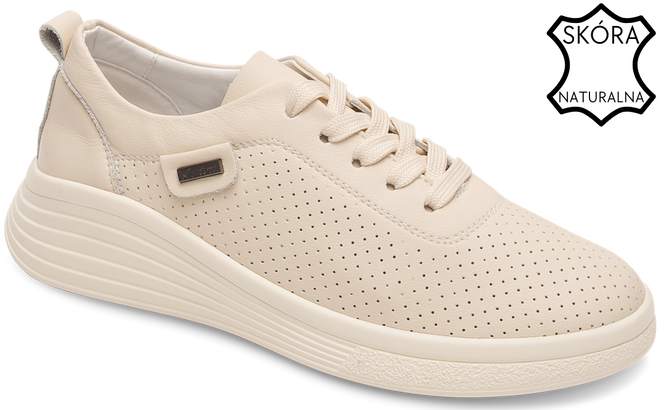 Women's sports shoes Skotnicki DP-3-Y94BE beige size 36-41
