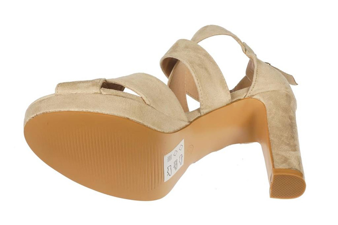 Women's sandals Sabatina DDM19-31BE beige size 36-40