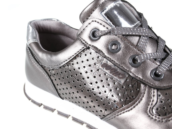 Children's sports shoes Clibee CP-282GU silver size 32-37