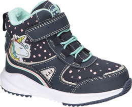 American Club BRL-92 gray and navy blue children's winter shoes, size 28-32