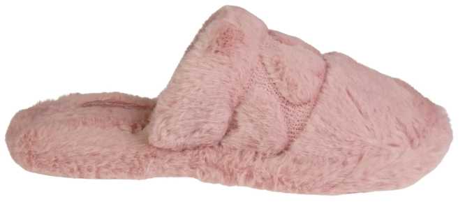 Pantofle damskie Meteor V269 WYTŁOCZKA różowe rozm.36-40