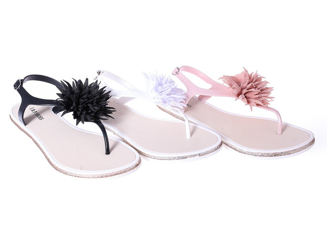 Women’s sandals J.B.P Shoes D1835-10  Black white pink size.36-41