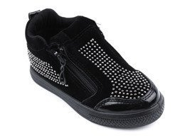 Children's sports shoes Haver BR51D-1BL black size 25-30