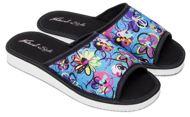 Meteor DV033 ALA women's slippers pink and blue size 36-41