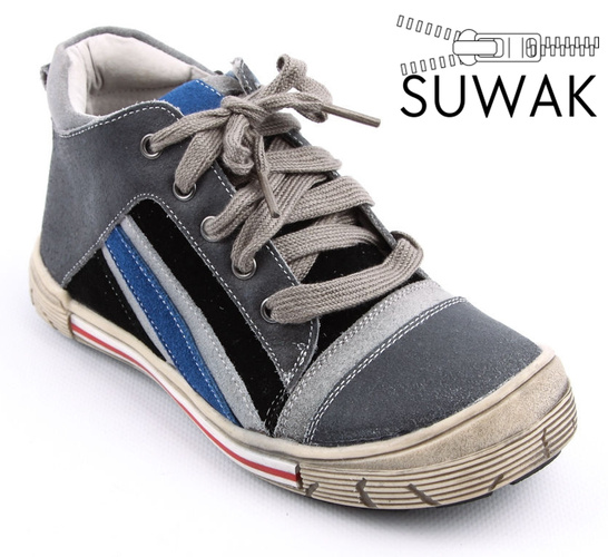 Children's transitional shoes Andre C4392GR gray size 28-34