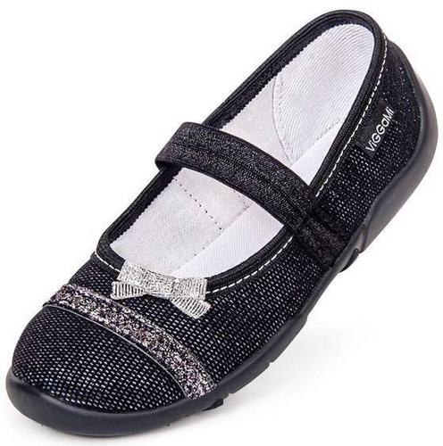 Children's sneakers Viggami KLARA LUX black size 26-36