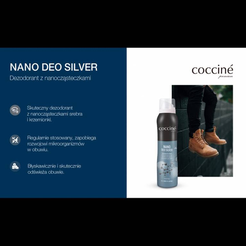 Cocciné NANO DEO SILVER shoe deodorant