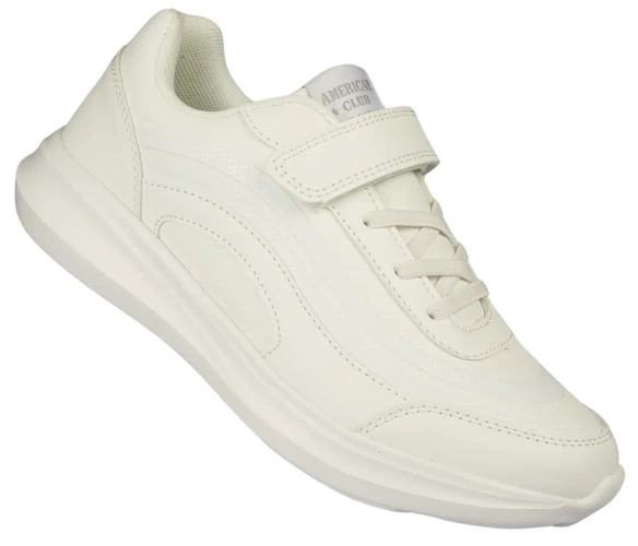 Buty sportowe młodzieżowe American Club DFH-29 białe i czarne rozm.36-41