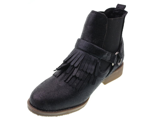 Children's transitional shoes Kylie Konfort CK1647302PL black size 29-35