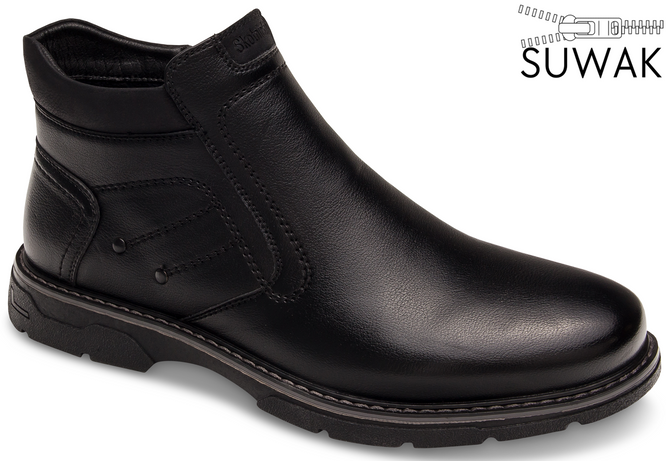 Men’s winter boots Skotnicki MB-4-0753BL black size 40-45