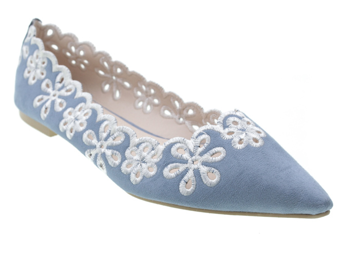Women's ballerinas SeaStar DLT99PBU blue size 36-41