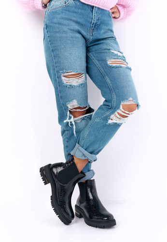 Sztyblety damskie Sergio Leone DTR746CZLA czarne rozm.36-40