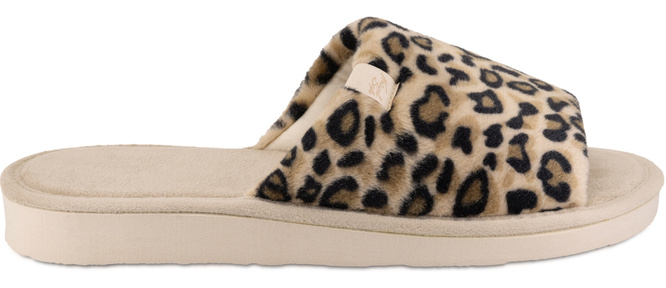 Women’s Slippers Meteor DV045 LEOPARD Beige Sizes 36-40
