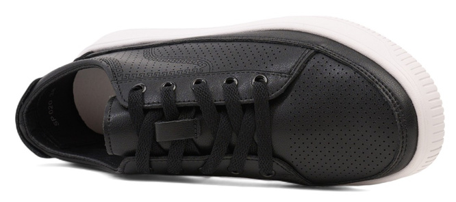 Sergio Leone DSP020CZ women's sports shoes black size 36-41