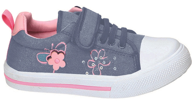 Children’s Sneakers American Club CTEN-144 – Blue and Navy, Sizes 31–35