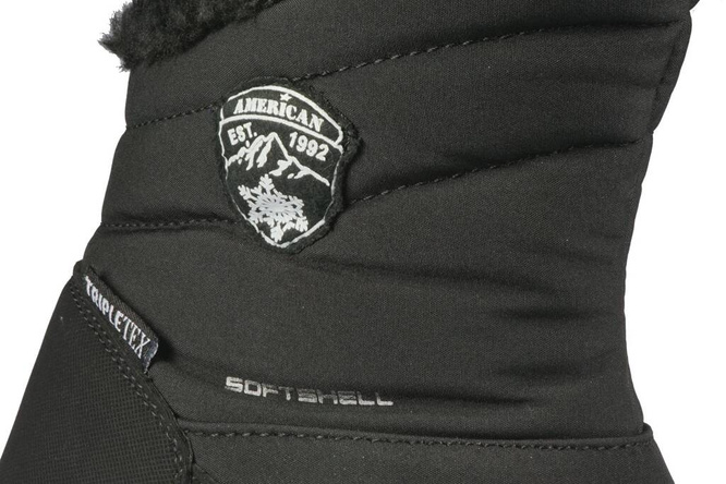 Buty zimowe damskie American Club DSN-56 czarne rozm.34-41