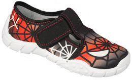 Tenisówki dziecięce Viggami KORNEL DRUK czarne rozm.26-36