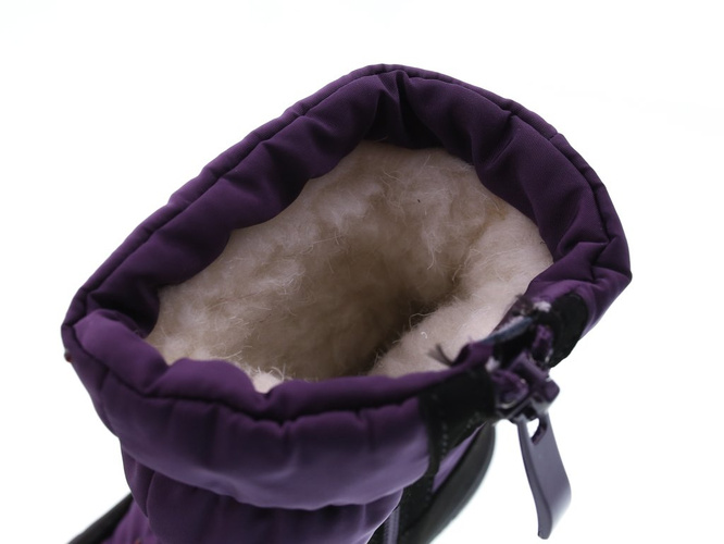 Children's purple snow boots Clibee AH-910BU, size 22-27